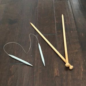Knitting needles